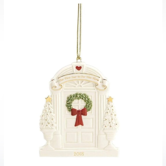 Lenox Dated 2018 Our 1st Year In Our New Home Ornament NIB - Picture 4 of 6